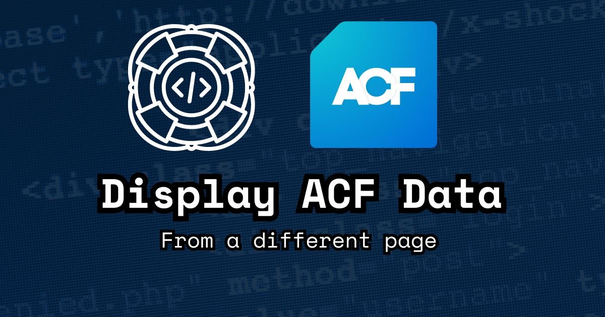 ACF Featured Image